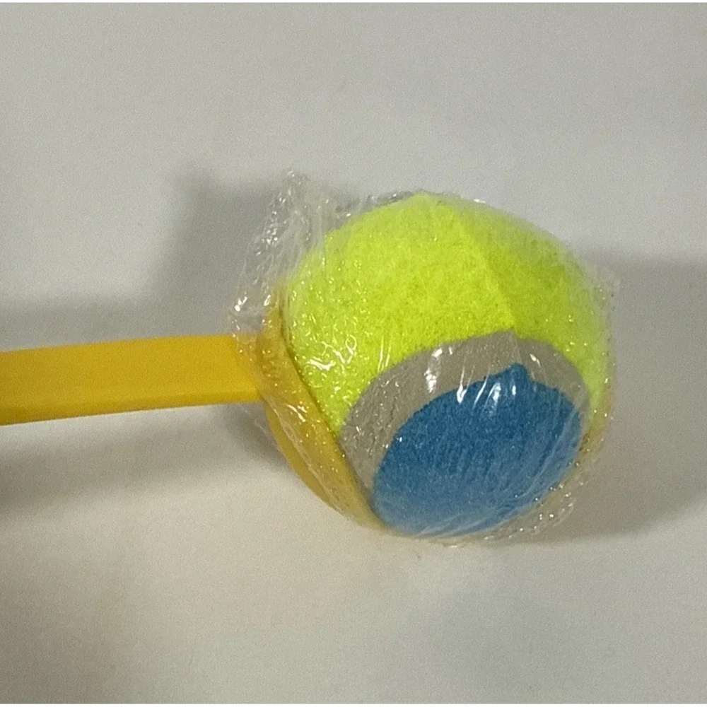 Greenbrier Kennel Club Ball Launcher Dog Toy Yellow Hands-Free Pickup Fetch